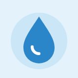 Clean Water Collective water drop logo