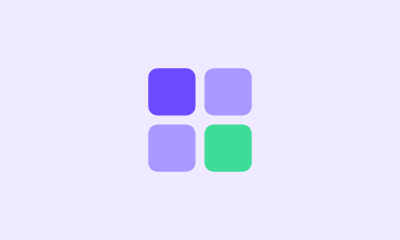 Four square blocks icon