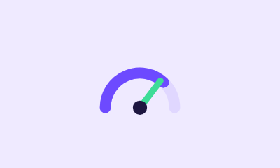 Speed gauge icon